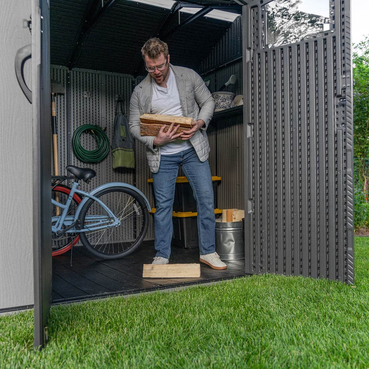 Lifetime 12Ft X 7Ft (3.5 X 2.1M) Side Entry Storage Shed - Model 60430U - Image 4
