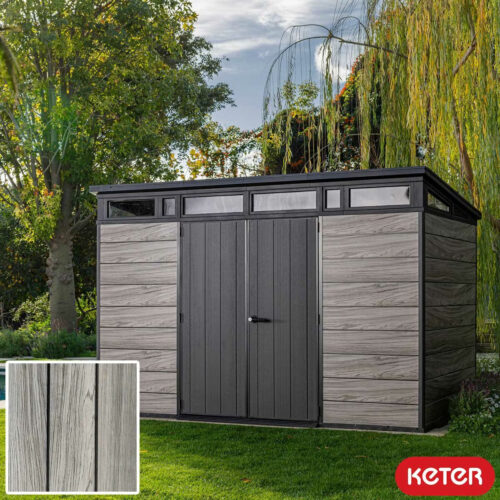 Keter Storm Grey Signature 11Ft 2" X 7Ft 2" (3.4 X 2.2M) Storage Shed