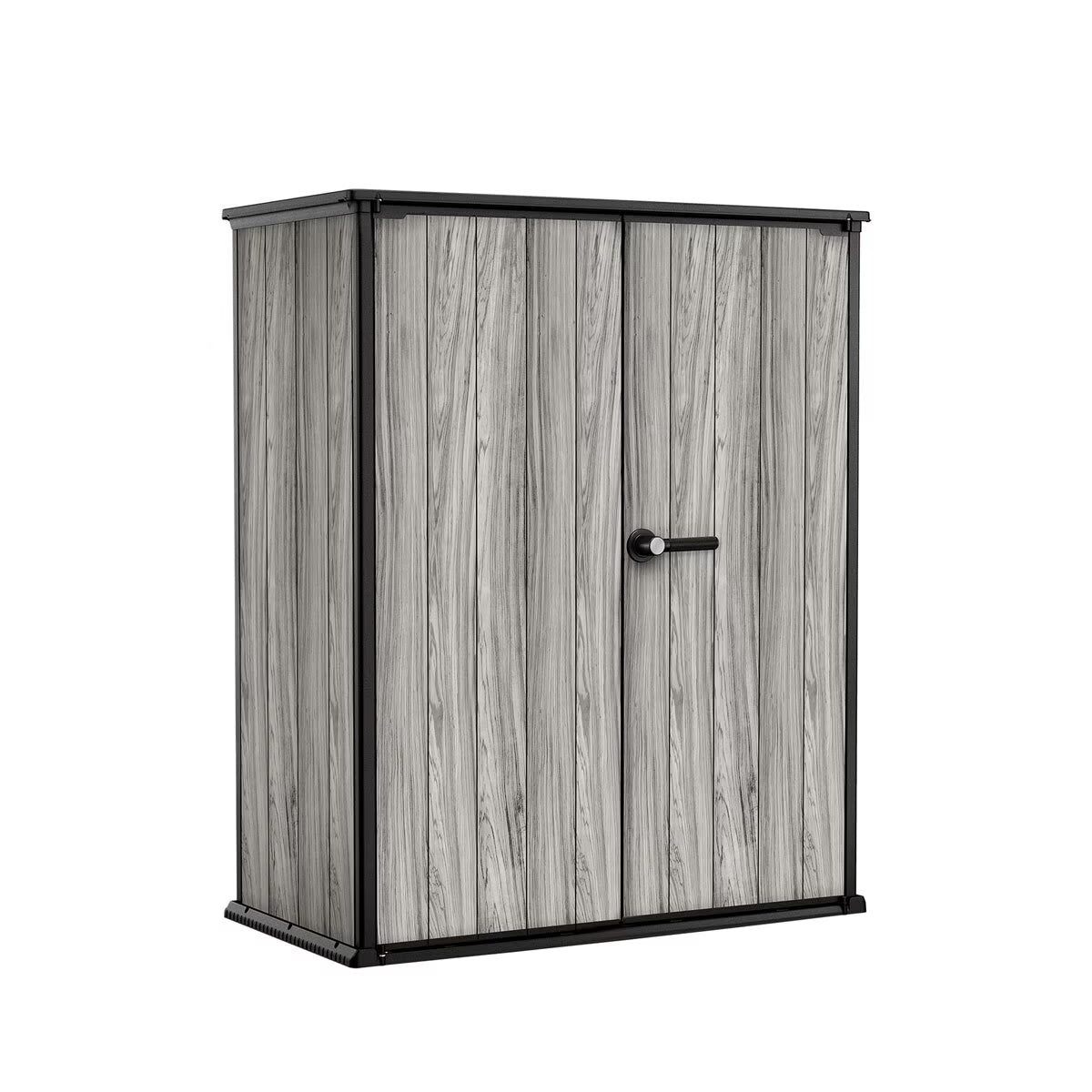 Storm Grey Signature Alto 4Ft 6" X 2Ft 4" (1.4 X 0.7M) 1,415 Litre Vertical Storage Shed with Shelves - Image 6