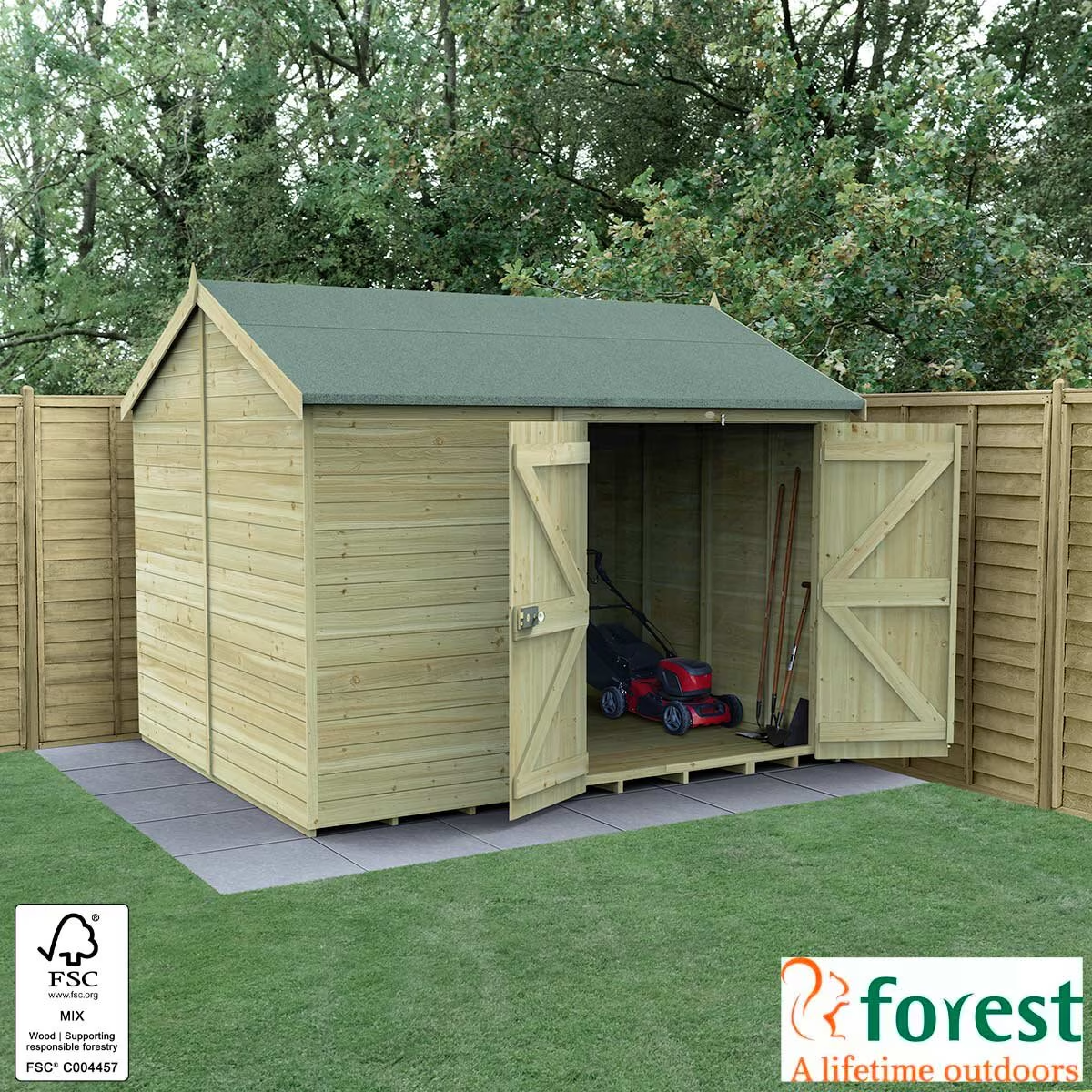 Forest Garden Timberdale 10Ft X 8Ft 3