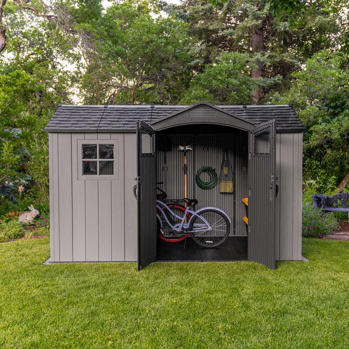 Lifetime 12Ft X 7Ft (3.5 X 2.1M) Side Entry Storage Shed - Model 60430U - Image 3