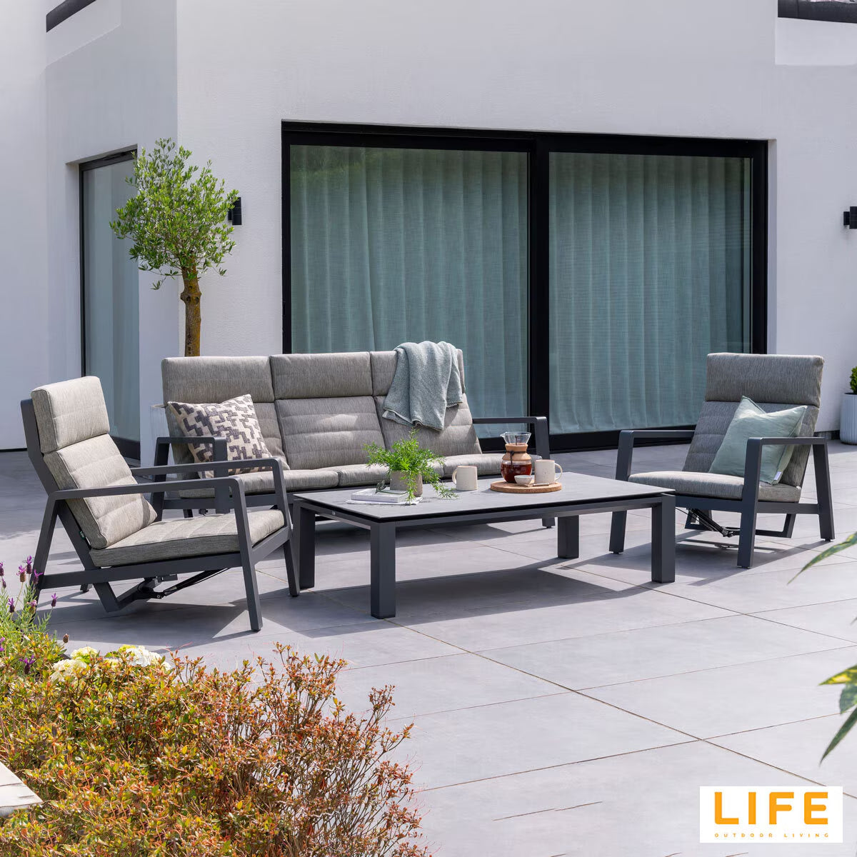 Laguna 4 Piece Recliner Set