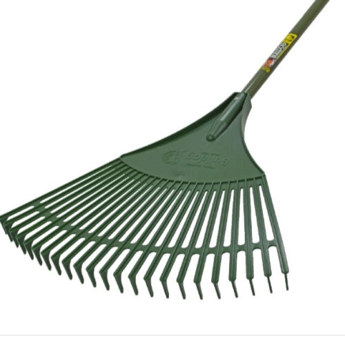 Bull Dog Leaf Rake | Durable Garden Rake for Leaves, Grass & Debris