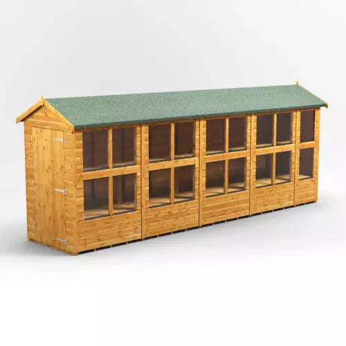 Potting Shed Apex T&G – Customizable Tongue & Groove Garden Shed with Shelving - Image 11
