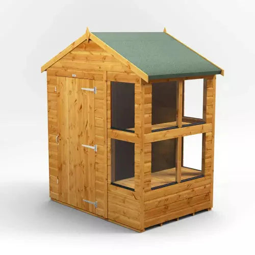 Potting Shed Apex T&G – Customizable Tongue & Groove Garden Shed with Shelving - Image 13