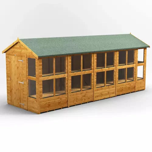 Potting Shed Apex T&G – Customizable Tongue & Groove Garden Shed with Shelving - Image 20