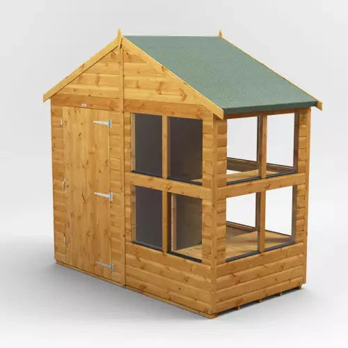 Potting Shed Apex T&G – Customizable Tongue & Groove Garden Shed with Shelving - Image 22