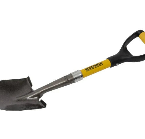 Roughneck Micro Shovel, Round Point – Compact Precision for Gardening and Landscaping
