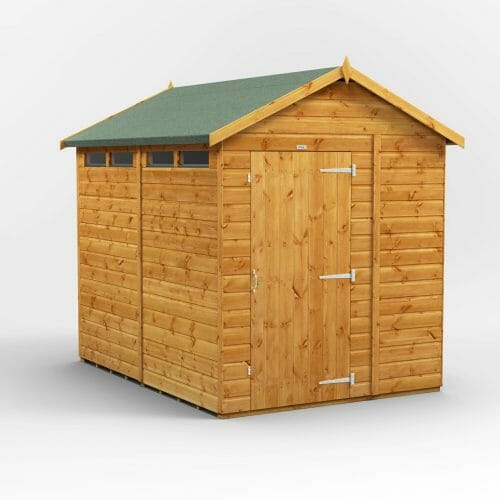 Security Shed Apex T&G – High-Security Garden Shed with Tongue & Groove Cladding & Quick Delivery