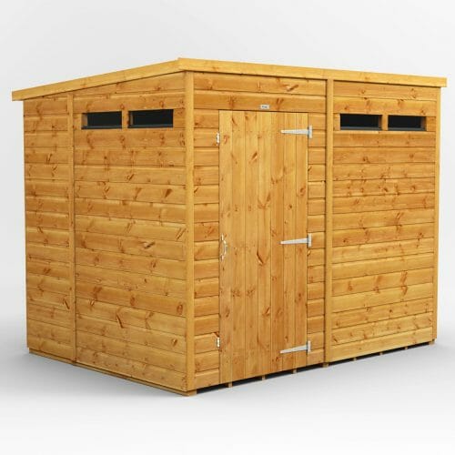 Security Shed Pent T&G – High-Security Garden Shed with Tongue & Groove Cladding & Quick Delivery