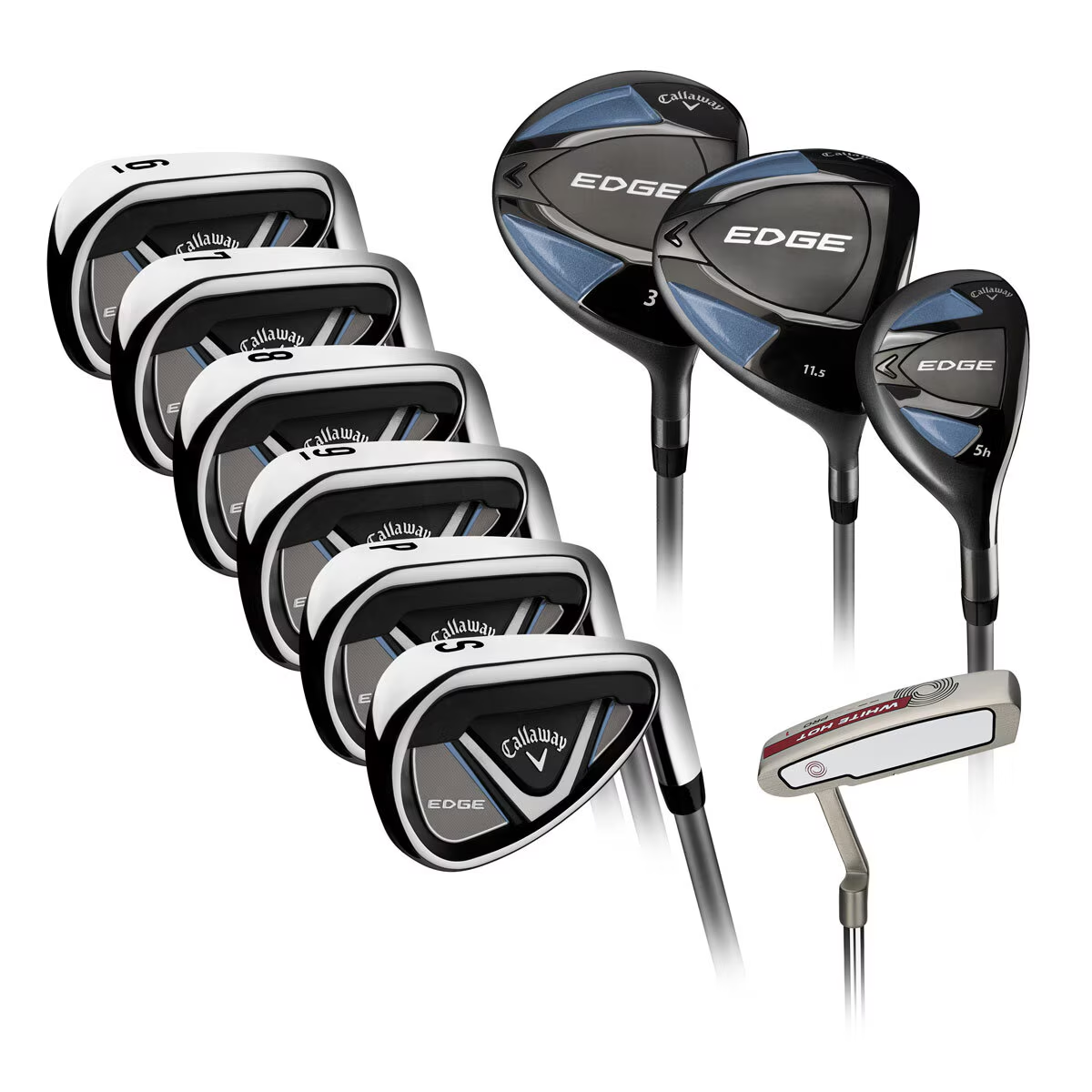 Callaway Edge 10-Piece Women'S Graphite Golf Club Set - Right Handed