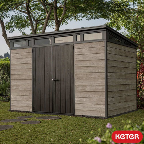 Keter Ashwood Signature 11Ft 2" X 7Ft 2" (3.4 X 2.2M) Storage Shed